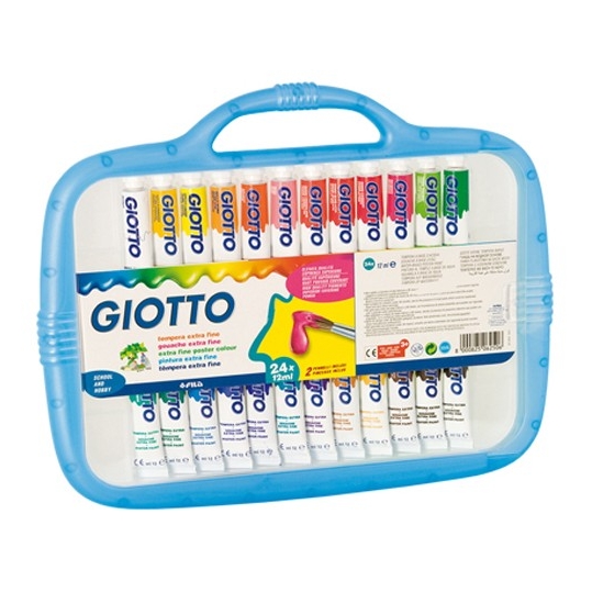 Colori A Tempera Giotto 4 A 24 Ml. 21 305100 - Officina Studenti