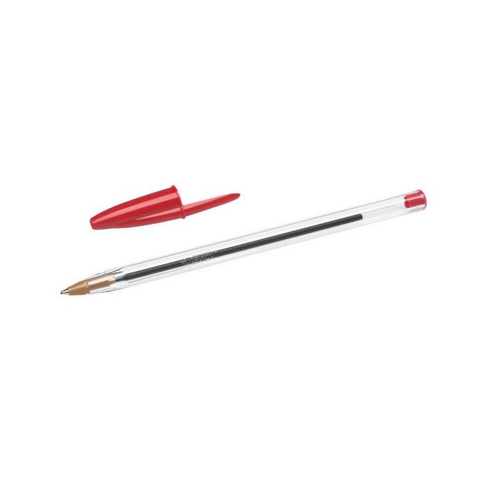 Penne Bic Cristal Large Rosso 1.6 Mm - Officina Studenti