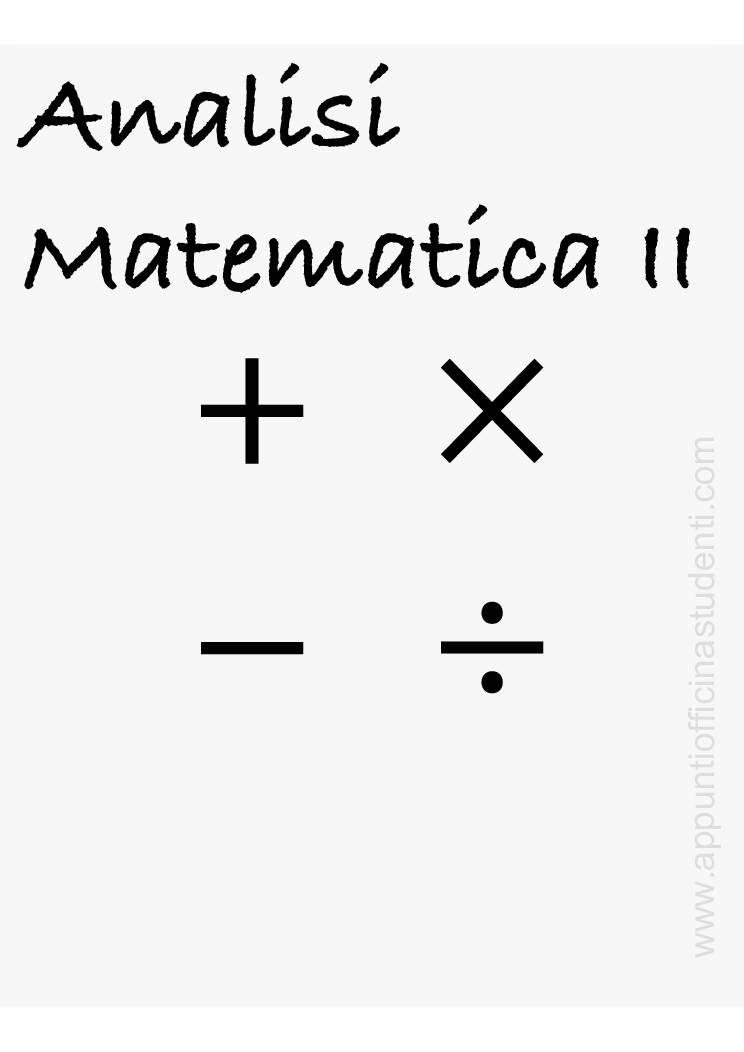 Appunti Analisi Matematica Due - Image 2