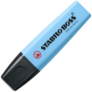 Evidenziatore Stabilo Boss Pastel Azzurro Cielo 70/112