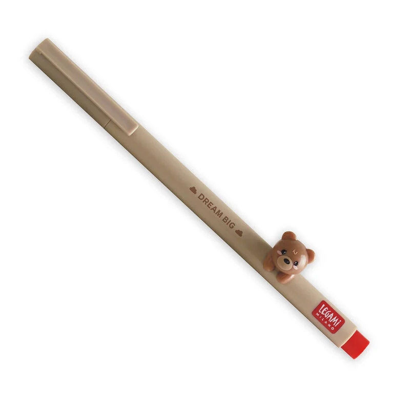 Penna Gel Animal. Decorativo - Teddy Bear