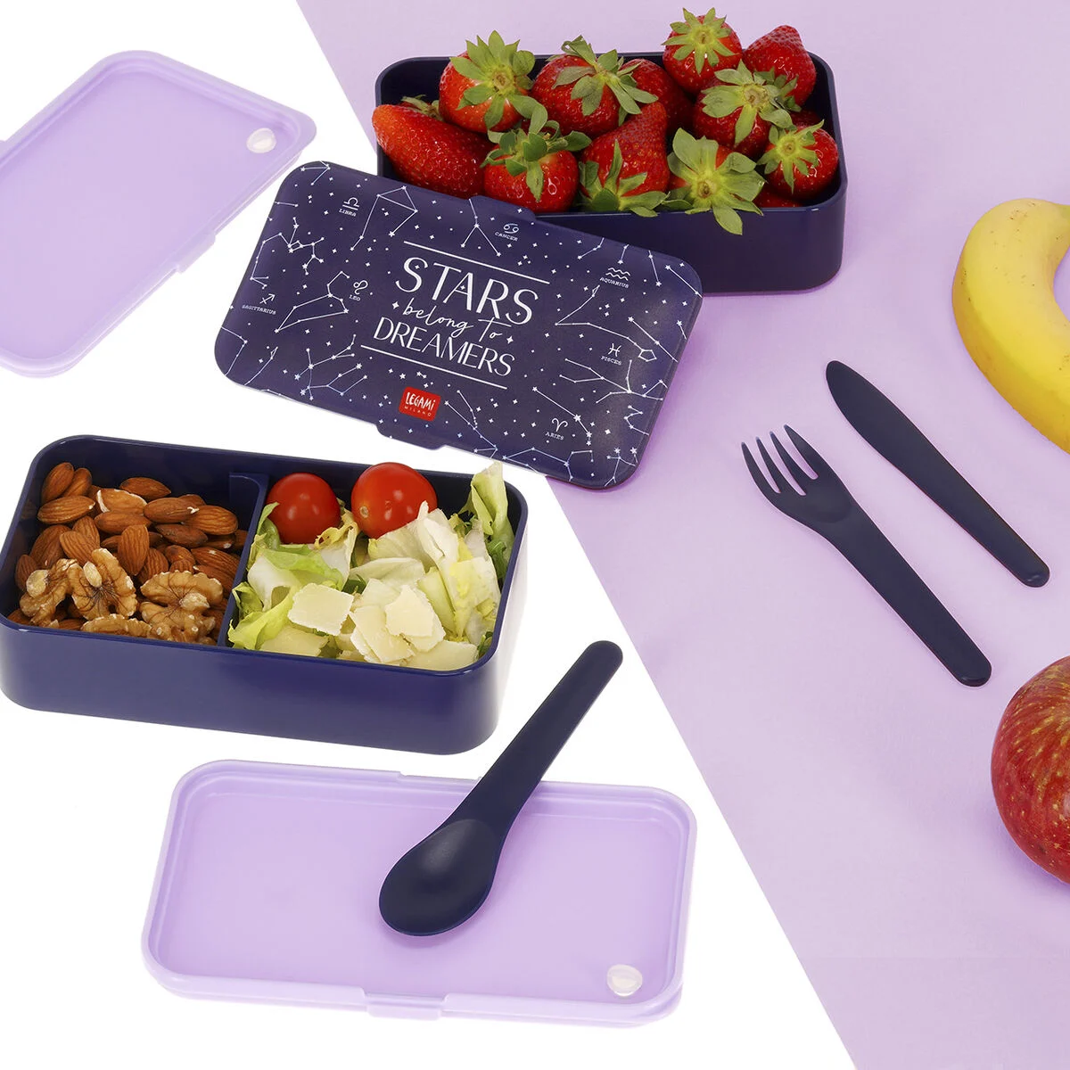 Lunch Box 1200 Ml - Stars - Image 4