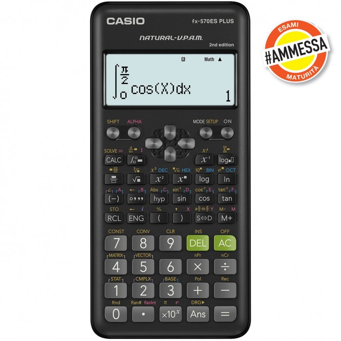 Calcolatrice Casio Scientifica Fx 570 Es Plus