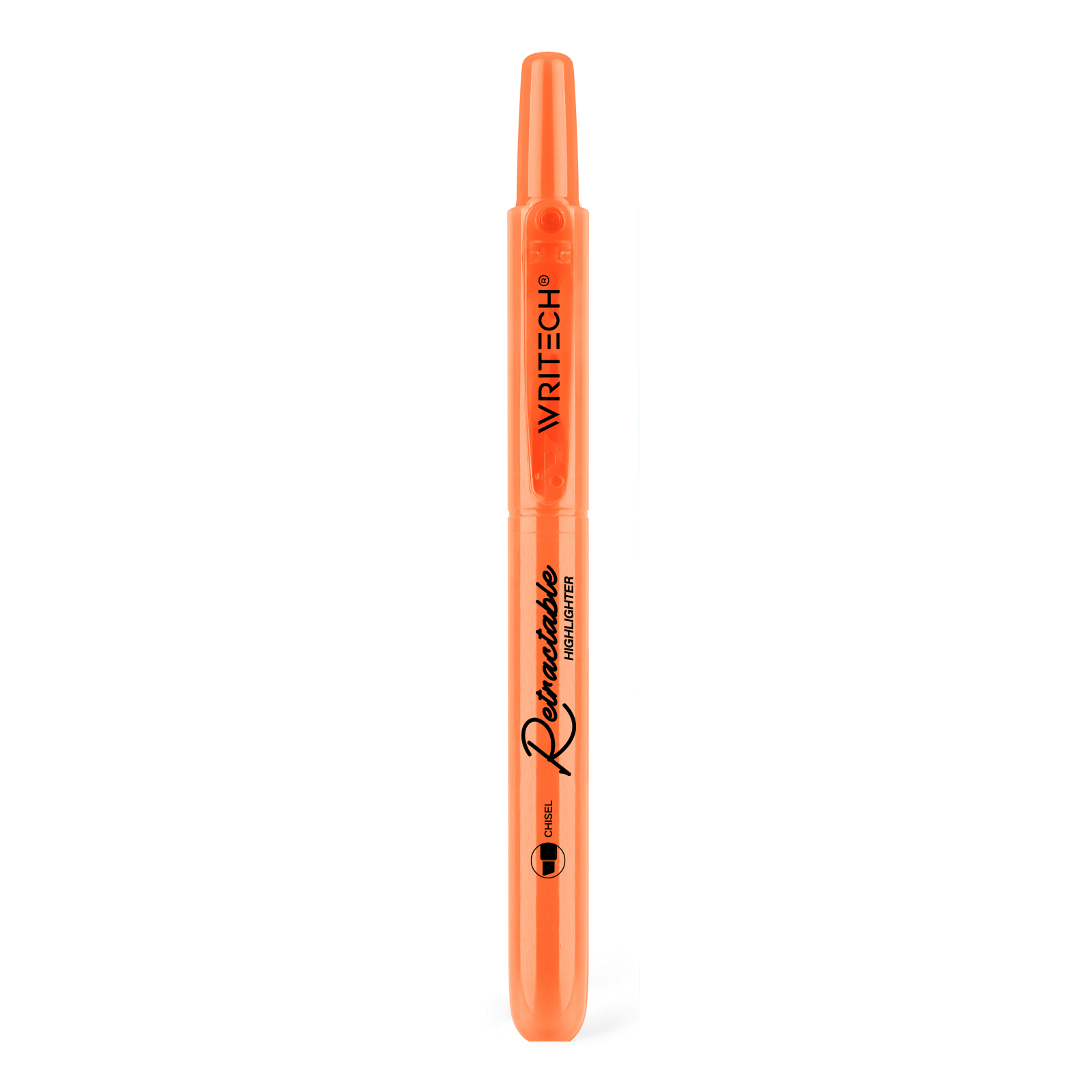 Evidenziatore Writech Retrattile Orange Neon