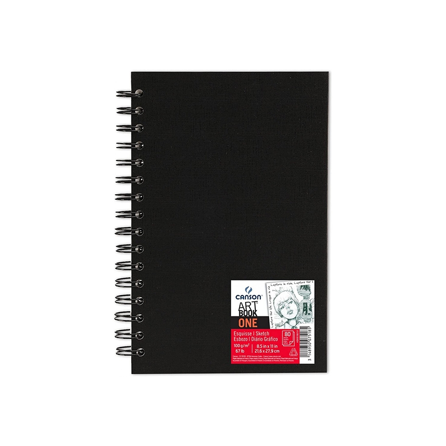 Blocco Art Book One Canson Spiral A4 80 Ff 100 Gr.