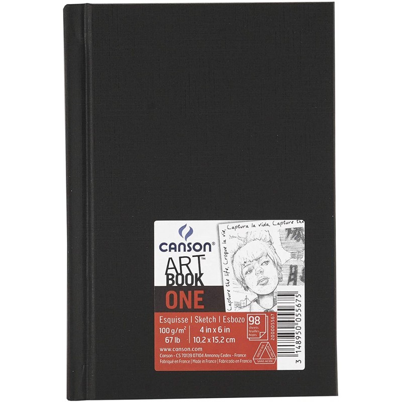 Blocco A6 Art Book One Canson Refe 98 Ff 100 Gr.
