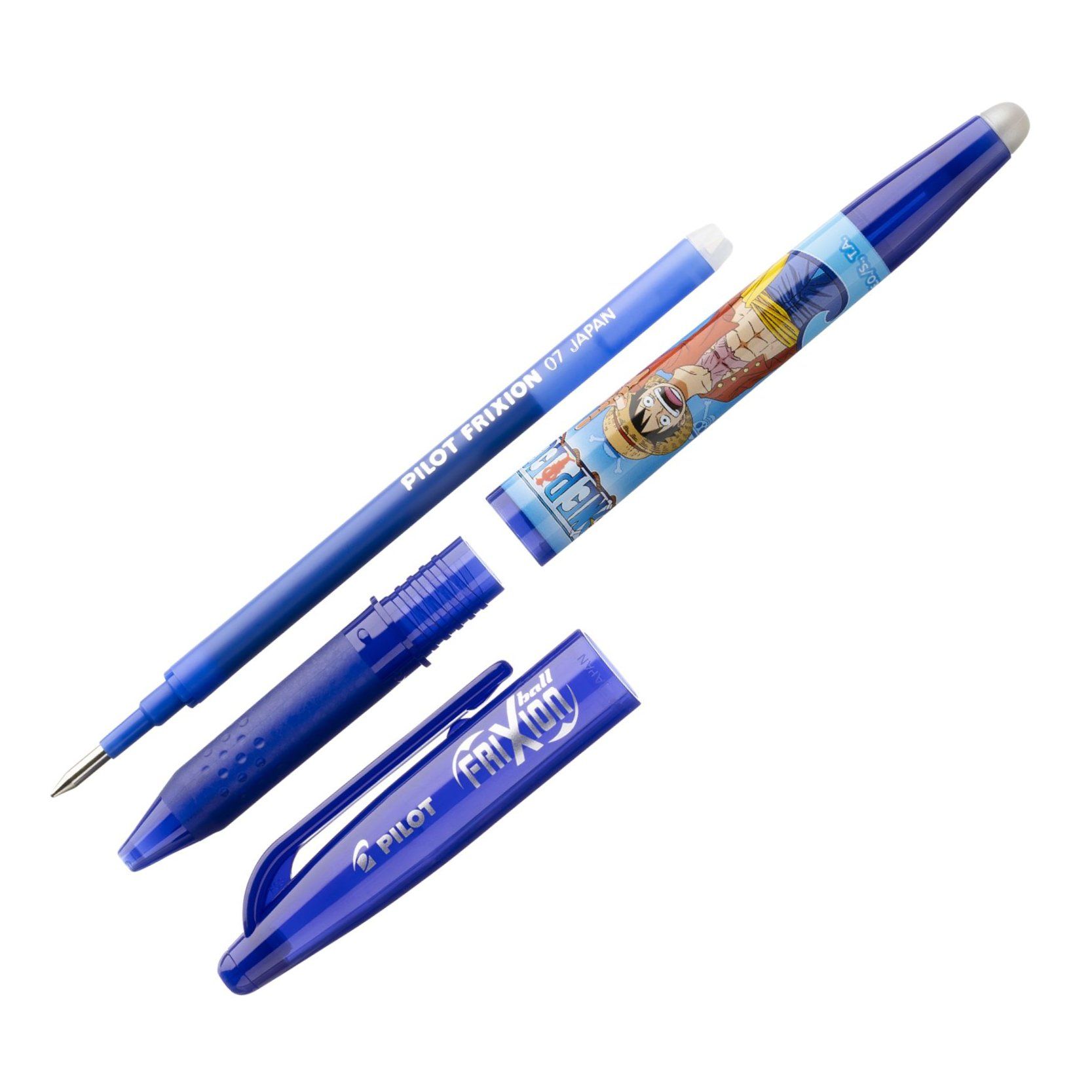 PILOT-Boligrafo-Borrable-0.7-mm-Frixion-ONE-PIECE-Tapa-Azul
