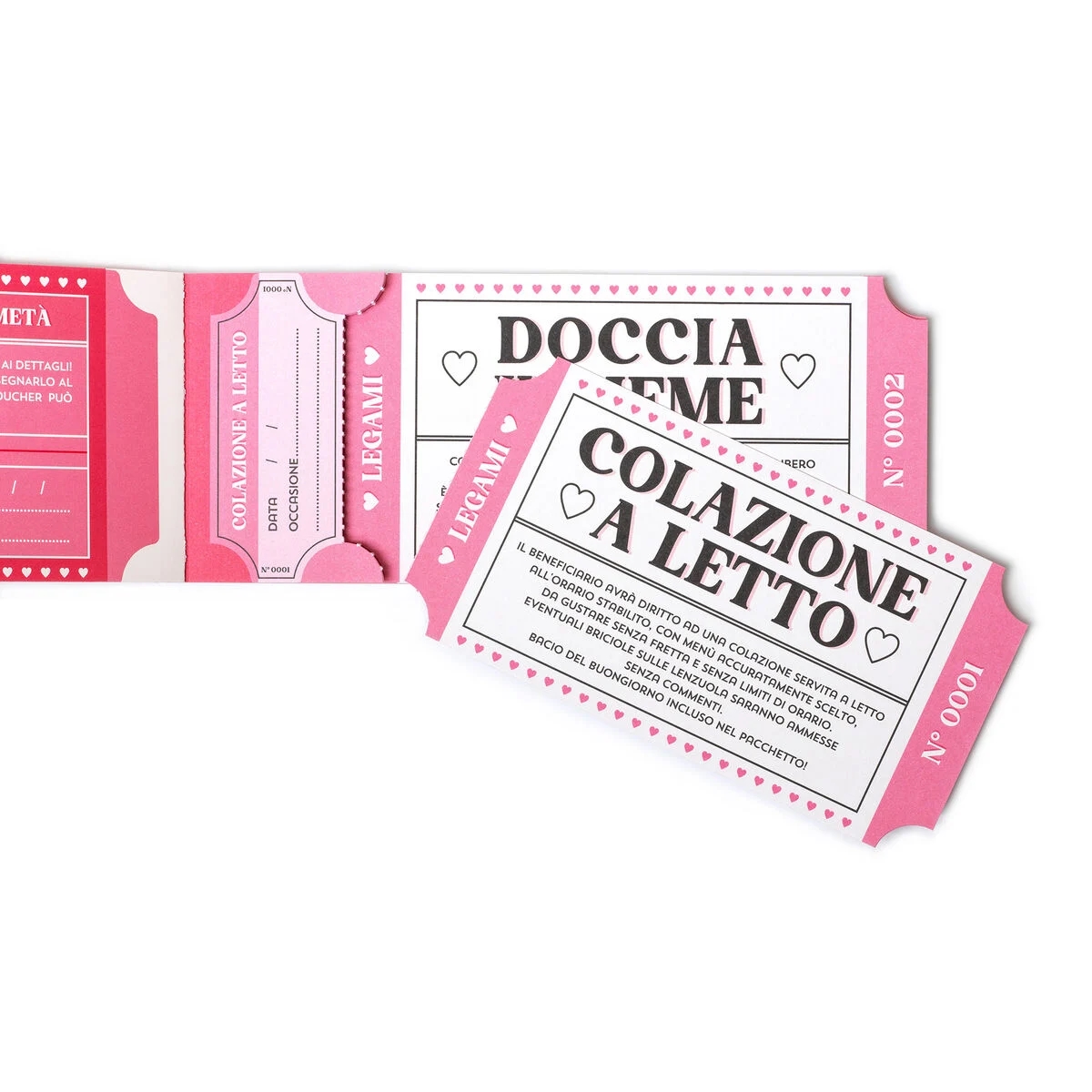 Blocchetto Da 24 Voucher Legami - Heart - Image 2