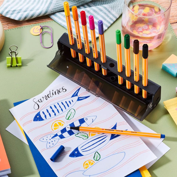 Set Fineliner Stabilo Point 88 Desk 10 Pz 8810-5 - Image 7