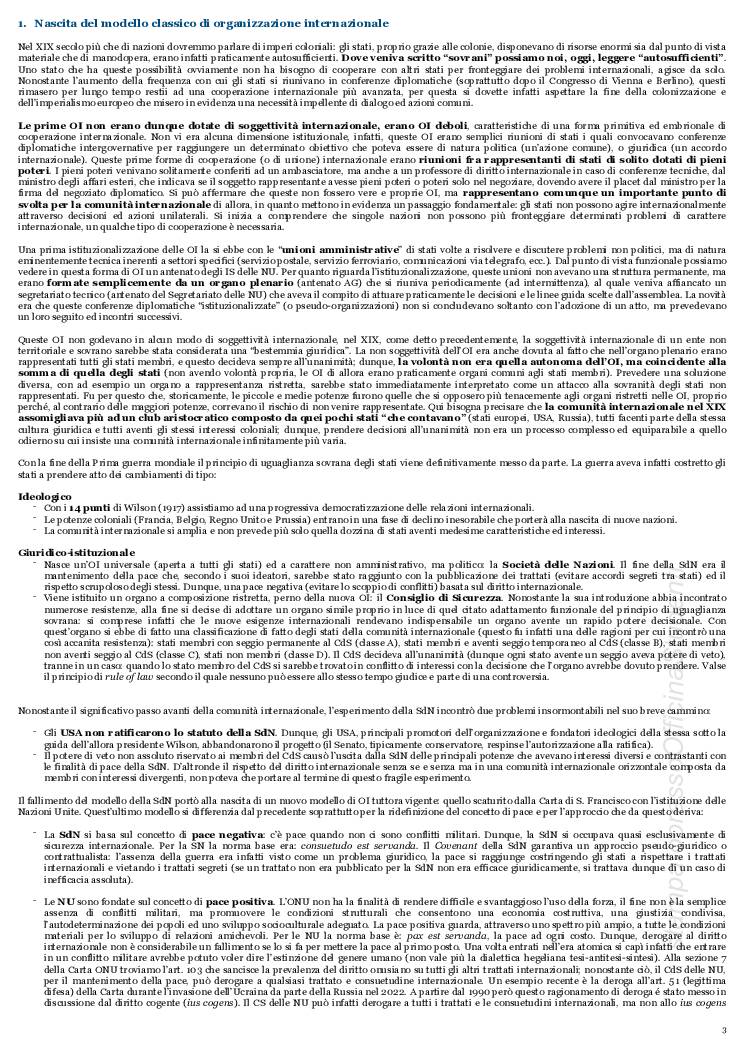 Esame di Organizzazione Internazionale - Programma Integrale - Image 4