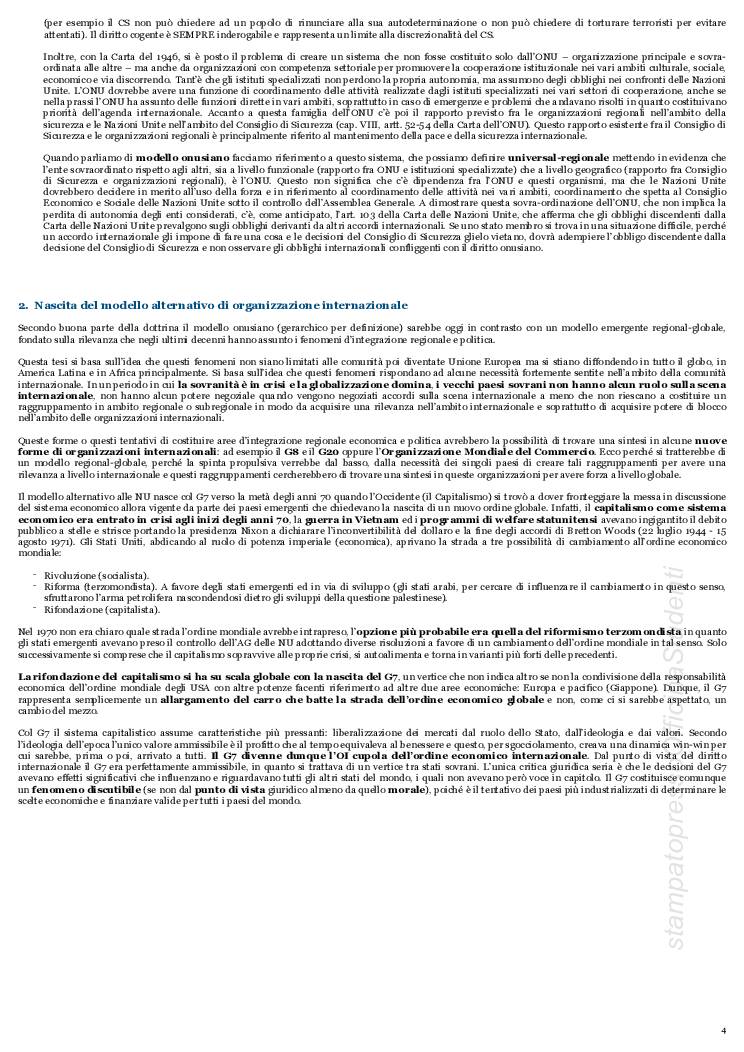 Esame di Organizzazione Internazionale - Programma Integrale - Image 5