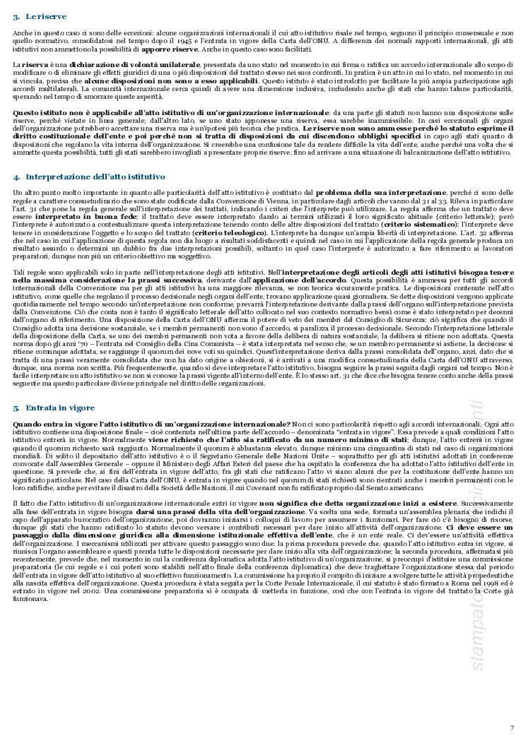 Esame di Organizzazione Internazionale - Programma Integrale - Image 8