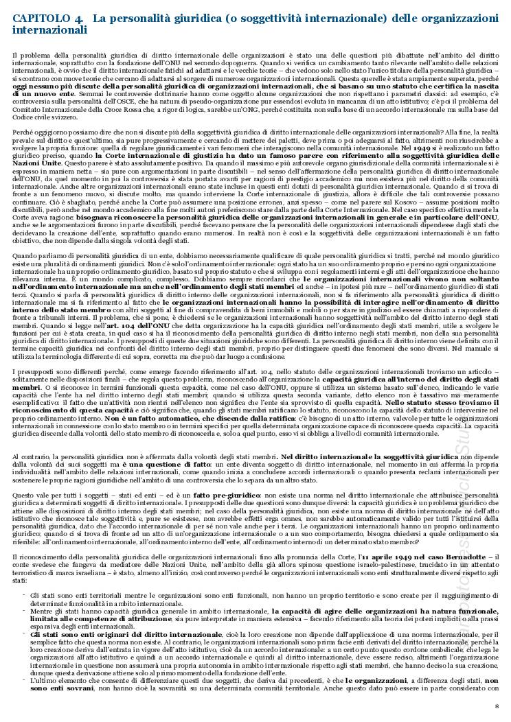 Esame di Organizzazione Internazionale - Programma Integrale - Image 9