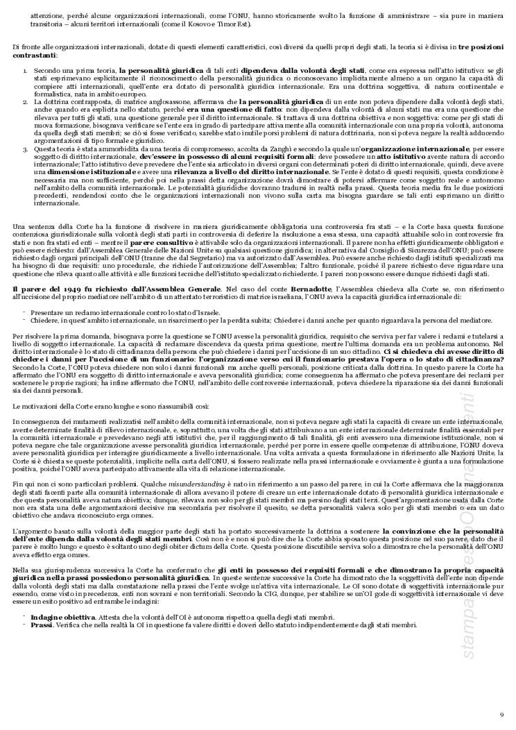 Esame di Organizzazione Internazionale - Programma Integrale - Image 10