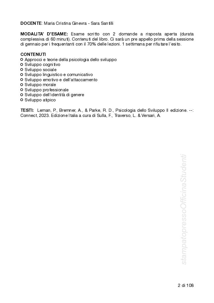 Psicologia dello Sviluppo - Image 3