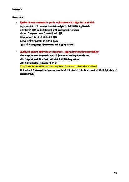 BIOLOGIA MOLECOLARE DELLA CELLULA - Image 11