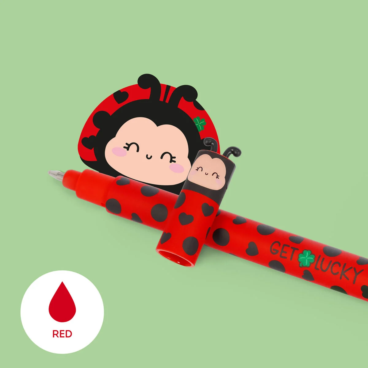 Penna Cancellina Legami- Ladybug - Red - Image 2