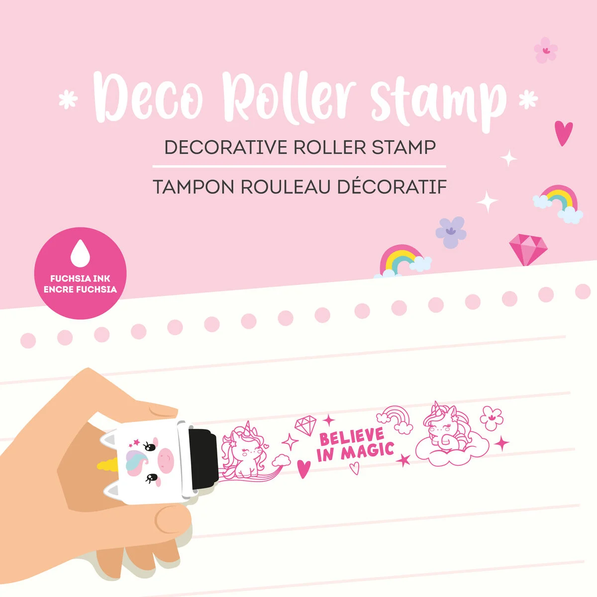 Timbro Decorativo A Rullo Legami - Unicorn - Image 3