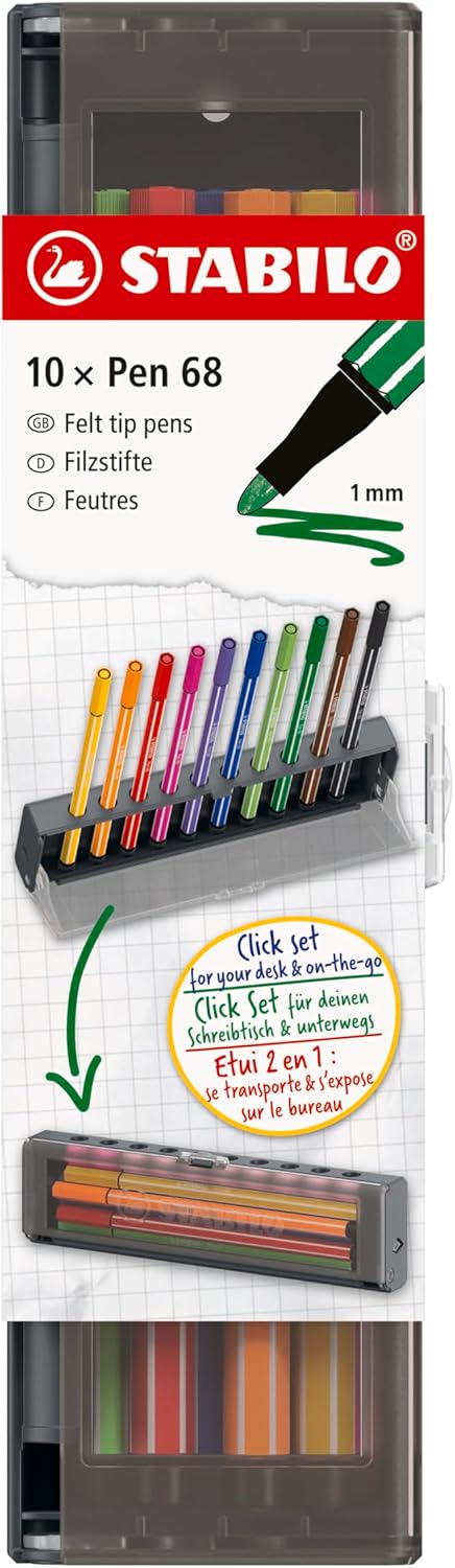 Pennarelli Stabilo Pen 68 Desk 10pz 6810-7 - Image 2