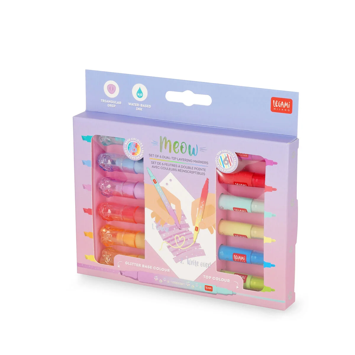 Pennarello Doppia Puntalegami - 12pz Meow - Image 7