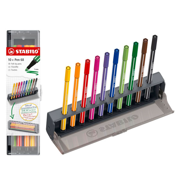 Pennarelli Stabilo Pen 68 Desk 10pz 6810-7 - Image 8