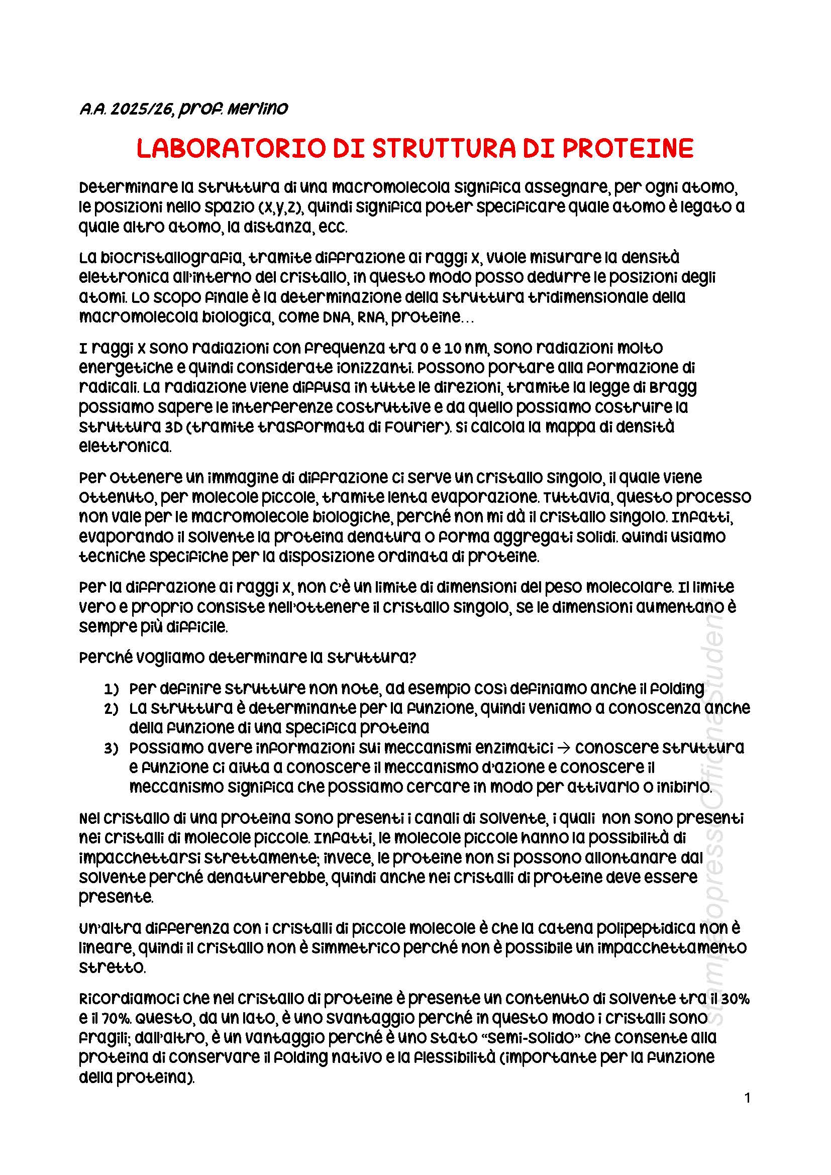 Laboratorio di Struttura di Proteine - Image 2
