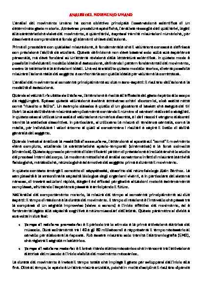 Analisi del movimento umano - Image 2