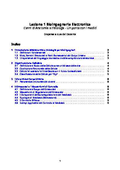 Principi di Bioingegneria Elettronica - Image 2