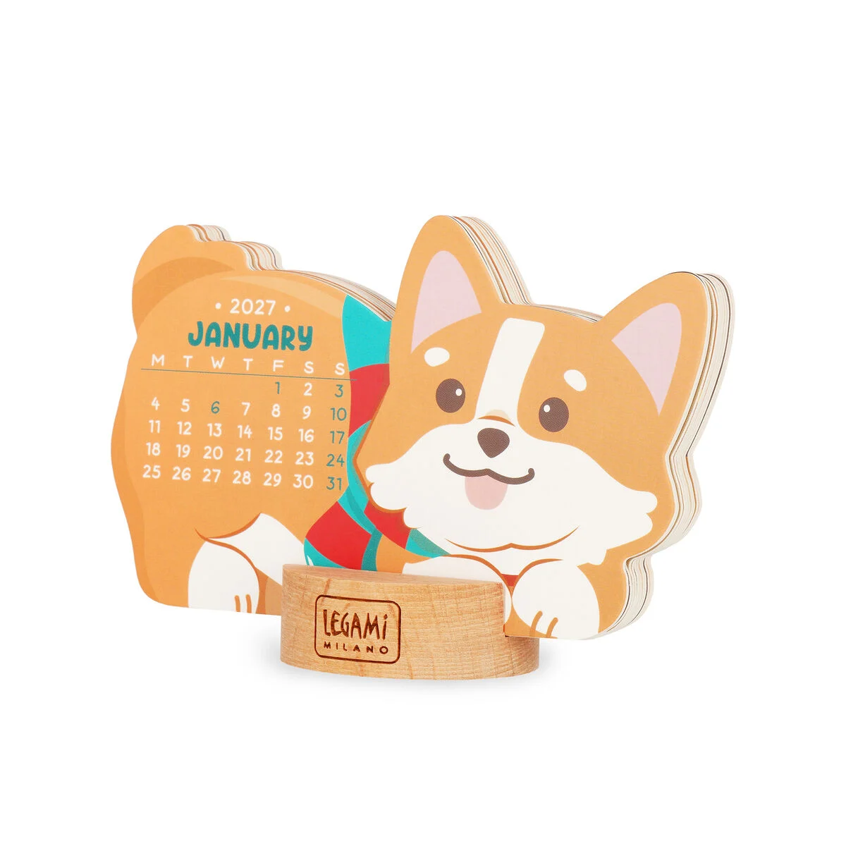 Calendar 2027 Legami Wooden - Dogs - Image 2