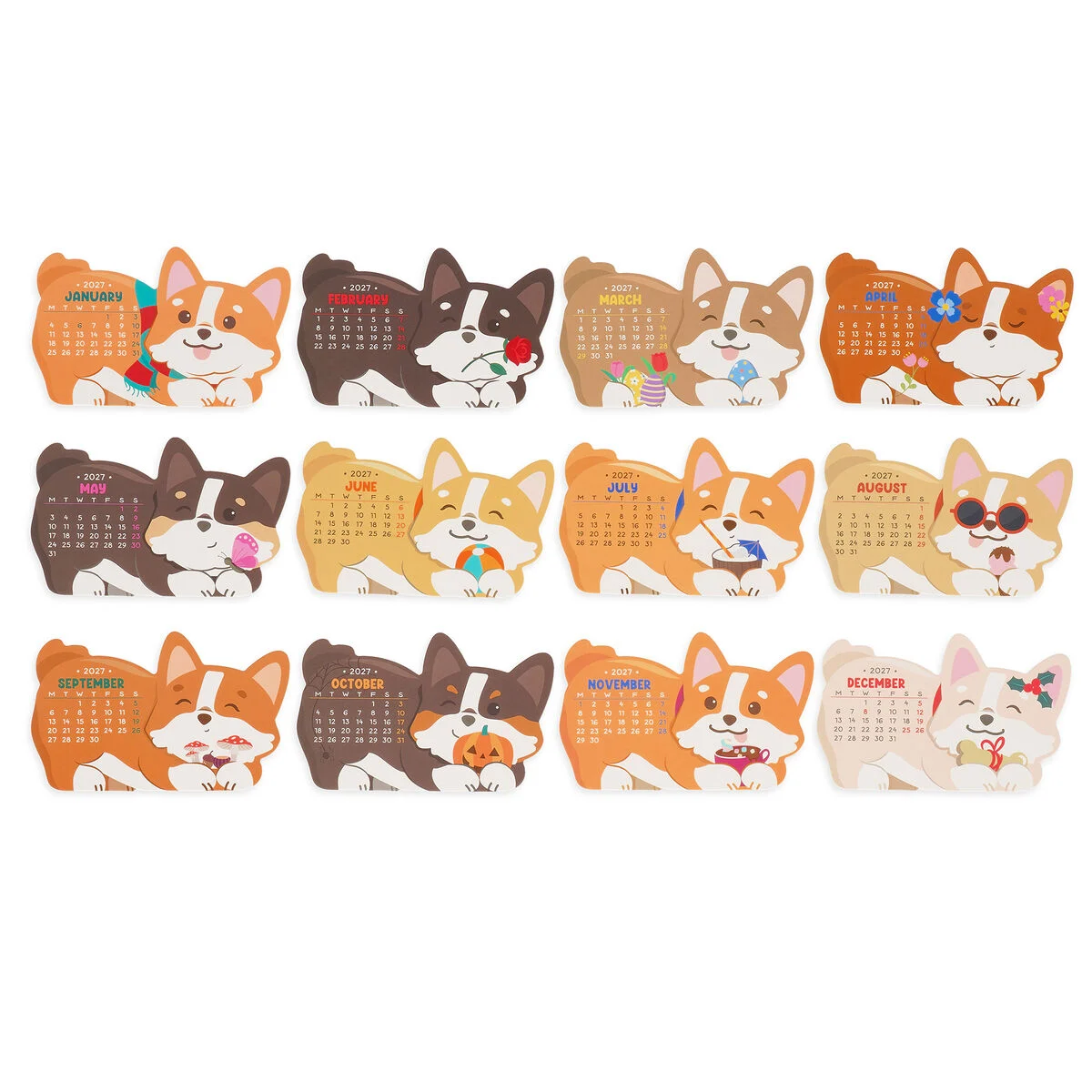 Calendar 2027 Legami Wooden - Dogs - Image 3
