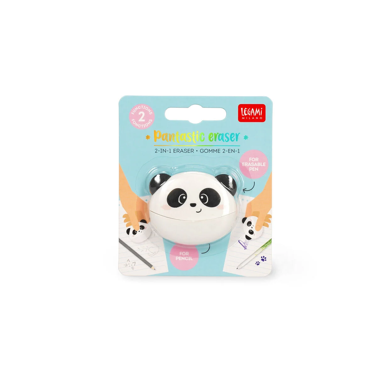 Gomma Legami 2 In 1 - Pantastic Eraser - Kitty - Image 2