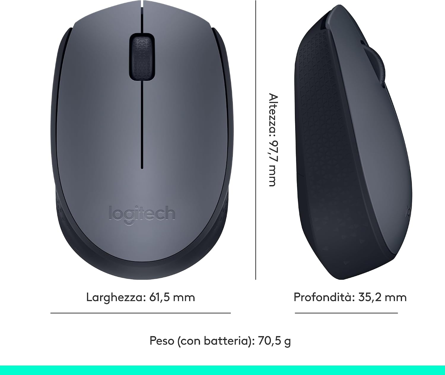 Mouse Logitech Wireless M170 - Image 2