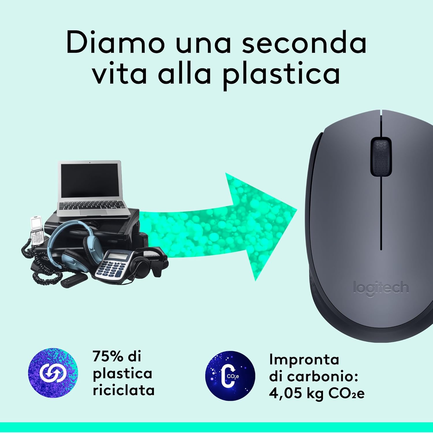 Mouse Logitech Wireless M170 - Image 4